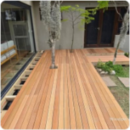 Deck around the trees
